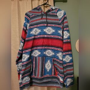 Hoodie with boho pattern